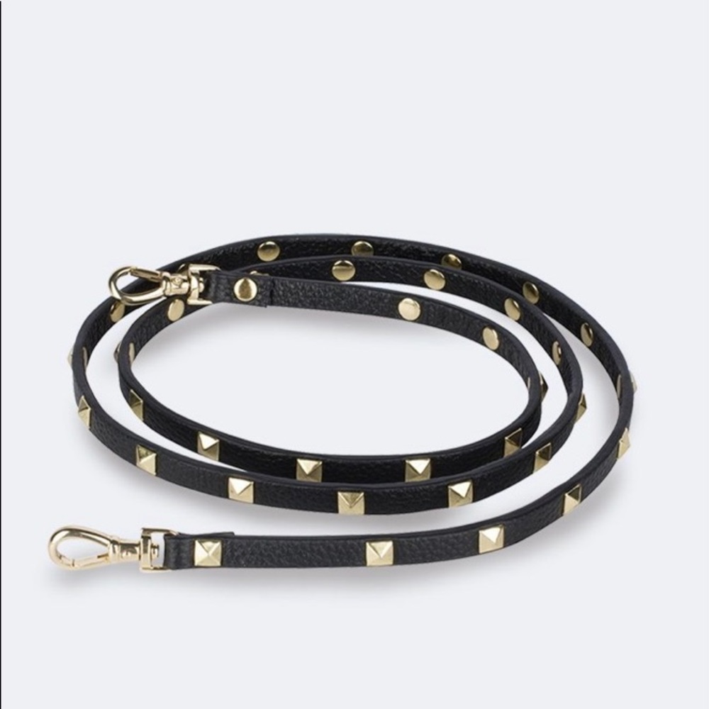 Bandolier Sarah Pebble Leather Pyramid Stud Strap
